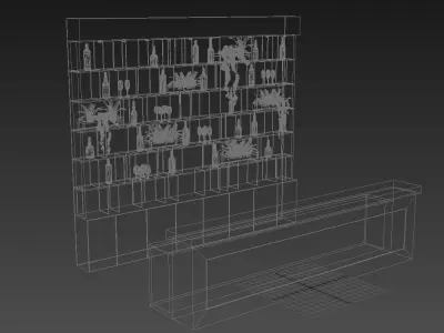 Restaurant bar 2 3D model