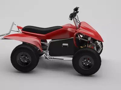 ATV vehicle motorcycle 3D model