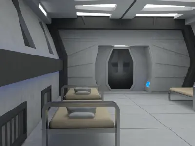 Sci Fi Room 3D model