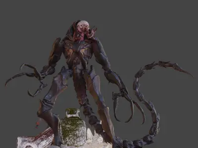 Verdugo - RE4 Remake 3D Model Low-poly 3D model