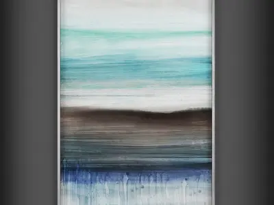 Picture Frames Low-poly 3D model 6