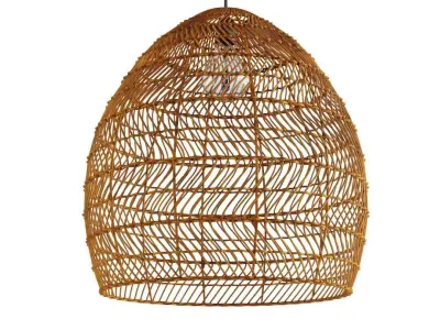 Rattan pendant light 3D model purchase