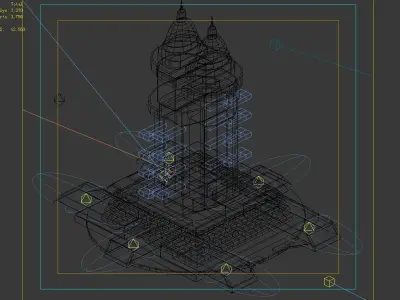 Different dimension world - house 02 3D model
