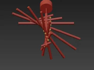 Eos Chandelier 3D model