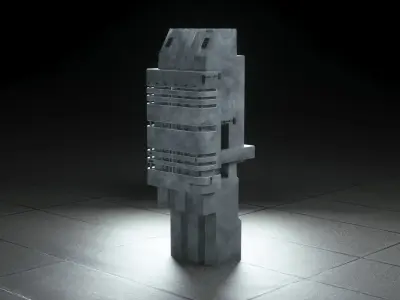 Bladerunner Cyberpunk Buildings vol 2 Low-poly 3D model