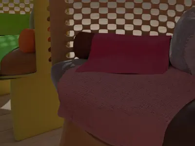 3 Garden chair collection 3D model