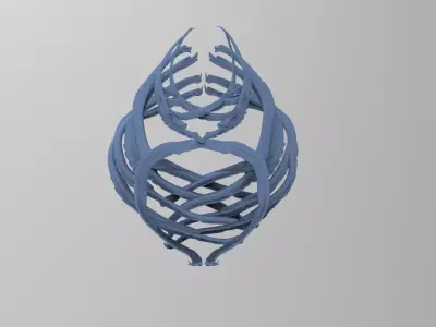 Palace weaved wings 3  3D model