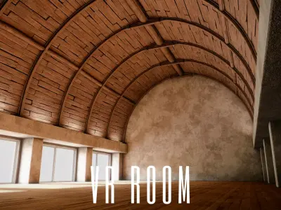 VR Room Low-poly 3D model