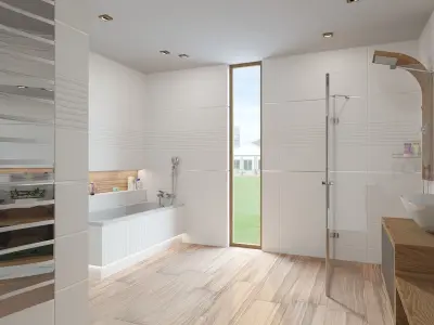 Bathroom 07 Low-poly 3D model