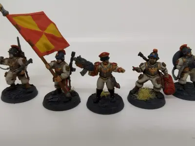 Hive-City Guard Officers and Command Squad 3D print model