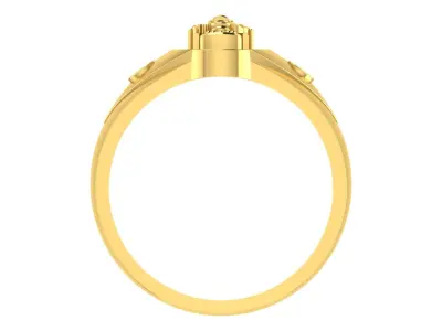 Light Weight Gold Diamond Rings-ZA RN 837 3D print model