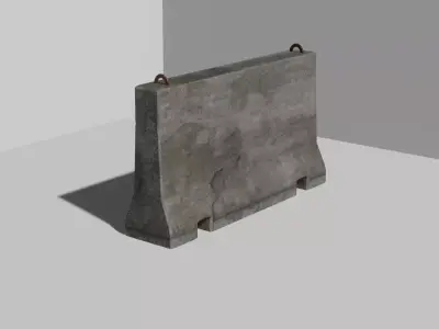 Concrete block 3D model order