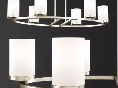 DAIMLEN OVAL CHANDELIER Low-poly 3D model