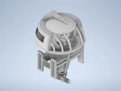 High Altitude Sentry Station 3D print model
