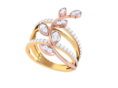  Women Ring MTL 3dm STL OBJ FBX Details 3D print model 63