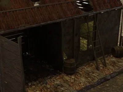 Abandoned House 3D model