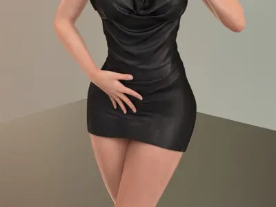 Scarlet for G8F 3D model