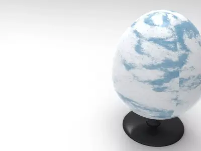 Elf Ceramic Decor Low-poly 3D model