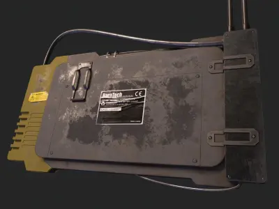 SciFi Device Controller V1  Low-poly 3D model