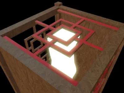 Architectural Lighting Box 05 3D model