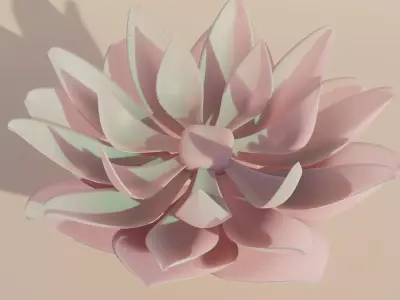 Flower Model V3 3D model