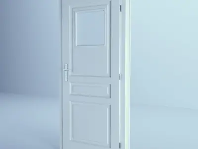 White Door 19 3D model