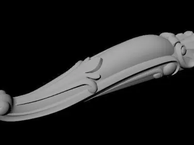 leg High quality 3d models for processing on a cnc machine 3D model 15