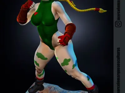 CAMMY WHITE - STREET FIGTHER - CHAMPION EDITION 3D print model