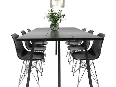 Dining Furnitures Set 54 3D model