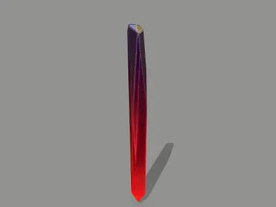 Crystal Set sword Low-poly 3D model buy
