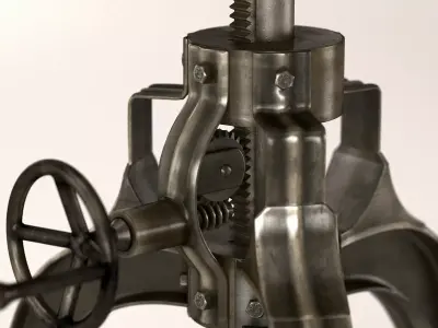 Crank 22 End Table 3D model