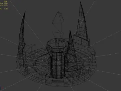 Crystal - Power Plant 01 3D model