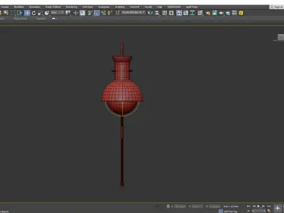 Mitzi Riley Glass Wall Sconce Low-poly 3D model