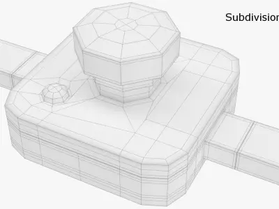 Pushbutton Switch 1 3D model