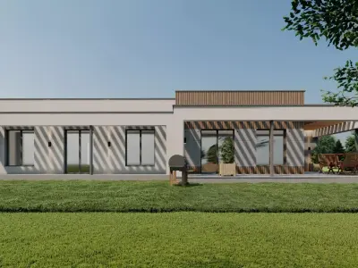 modern Residential house 3D model buy