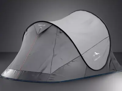 2 Person Camping Tent - Game Ready PBR Low-poly 3D model
