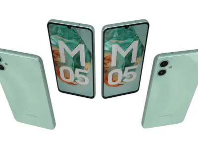 Samsung Galaxy M05 Light Blue 3D model