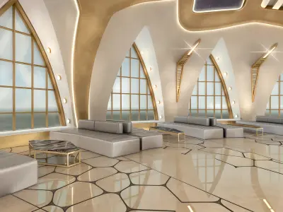  Meeting Center of the Future Low-poly 3D model