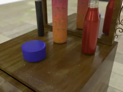 Drawers 2 with bonus objects 3D model