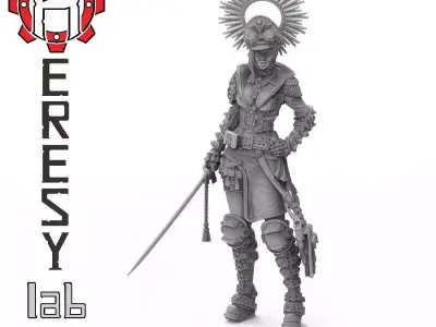 Heresylab - Iron Lady 3D print model