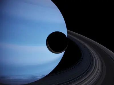 Space blackhole and nebula HDRI Sci-fi 3D Model Collection Low-poly 3D model