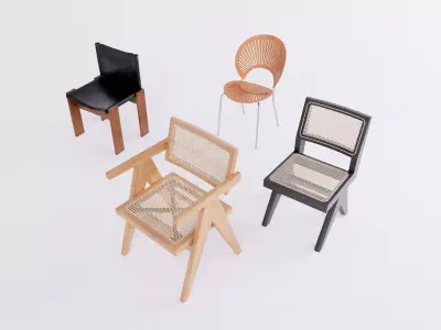  Contemporary Chair Collection 3D model