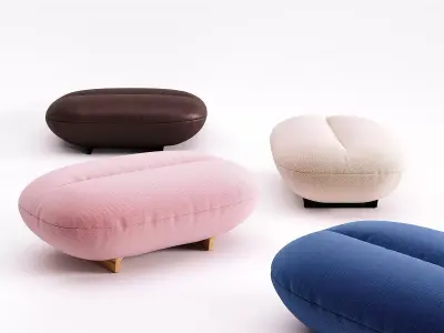 Manarola Footstool 3D model