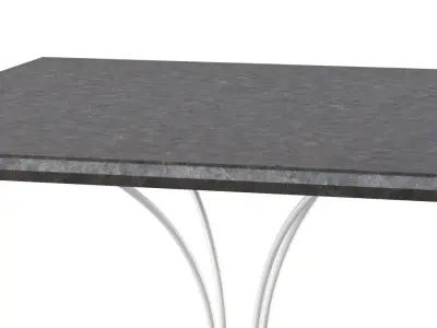 Manutti Firenze Square Table  Low-poly 3D model