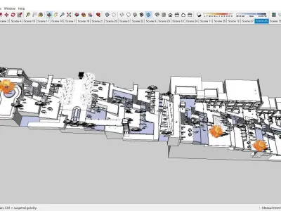 Sketchup Landscape Park 181 3D model