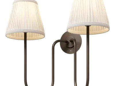 Urban Electric Double Sconce Belle Meade 3D model