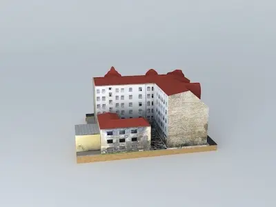 Riga Cesu street 23 Free 3D model