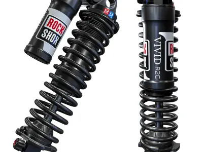 Rockshox Vivid R2C 3D model