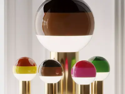 Dipping Light Table Lamp by Jordi Canudas 3D model