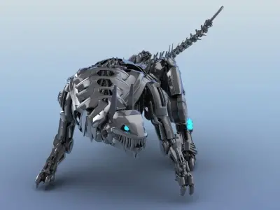 Robot Tiger  3D model